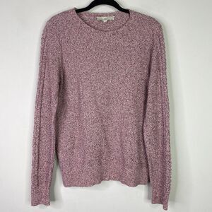 LOFT Pink Crew Neck Sweater